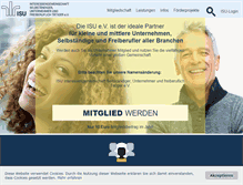 Tablet Screenshot of isu-online.de